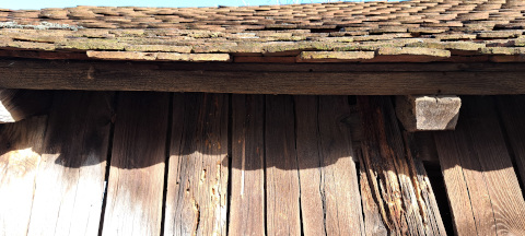 Wooden structure detail